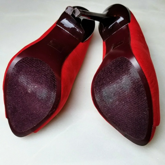 ALDO Red Peeptoes - Picture 2 of 4